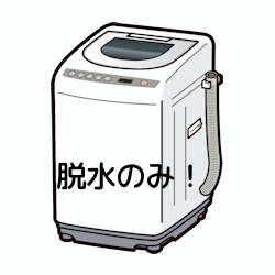脱水はバスタオル→ネット→洗濯機